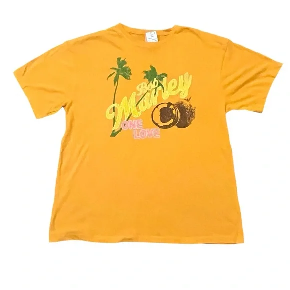 Bob Marley 100% Cotton T-Shirt Unisex Nostalgic Y2K Size: S/M - Picture 2 of 8